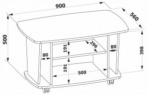 Стол журнальный СЖ-3 в Александровском - alexsandrovskoe.mebel24.online | фото 3
