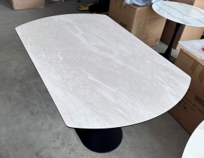 Стол KAI 140 TL-109 поворотная система раскладки, испанская керамика / Темно-серый / Черный, ®DISAUR в Александровском - alexsandrovskoe.mebel24.online | фото 7