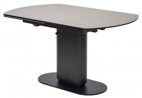 Стол KAI 140 TL-110 поворотная система раскладки, испанская керамика / Темно-серый / Черный, ®DISAUR в Александровском - alexsandrovskoe.mebel24.online | фото 1