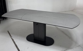 Стол KAI 140 TL-58 поворотная система раскладки, испанская керамика / Темно-серый / Черный, ®DISAUR в Александровском - alexsandrovskoe.mebel24.online | фото 4