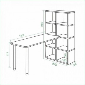 Стол компьютерный Bartolo в Александровском - alexsandrovskoe.mebel24.online | фото 2