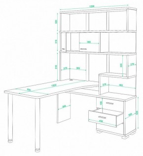 Стол компьютерный Домино СР-420/150 в Александровском - alexsandrovskoe.mebel24.online | фото 2