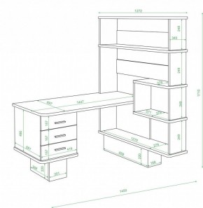 Стол компьютерный Домино СР-520 в Александровском - alexsandrovskoe.mebel24.online | фото 2