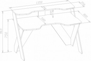 Стол компьютерный КСТ-118 в Александровском - alexsandrovskoe.mebel24.online | фото 3