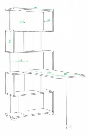 Стол компьютерный СЛ-5СТ в Александровском - alexsandrovskoe.mebel24.online | фото 2