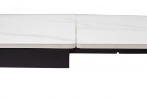 Стол LIVORNO 180 MATT WHITE MARBLE SOLID CERAMIC / BLACK, ®DISAUR в Александровском - alexsandrovskoe.mebel24.online | фото 3