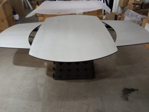 Стол LORENS 150 TL-58 поворотная система раскладки, испанская керамика / Темно-серый, ®DISAUR в Александровском - alexsandrovskoe.mebel24.online | фото 2