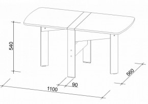 Стол обеденный СтК6 в Александровском - alexsandrovskoe.mebel24.online | фото 3