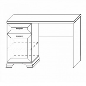 Стол письменный 1200 Сиена в Александровском - alexsandrovskoe.mebel24.online | фото 4
