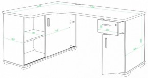 Стол письменный Домино СР-140М в Александровском - alexsandrovskoe.mebel24.online | фото 2