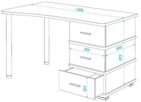 Стол письменный СД-35 в Александровском - alexsandrovskoe.mebel24.online | фото 2