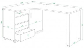 Стол письменный СР-145СМ в Александровском - alexsandrovskoe.mebel24.online | фото 2