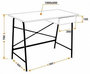 Стол письменный WD-12 в Александровском - alexsandrovskoe.mebel24.online | фото 10