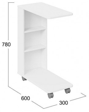Стол придиванный Тип 14 в Александровском - alexsandrovskoe.mebel24.online | фото 3