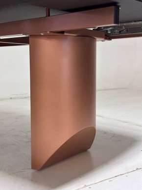Стол ПУАНТО 200 TITANIUM LAWA NERO, керамика / МЕДЬ каркас М-City в Александровском - alexsandrovskoe.mebel24.online | фото 5