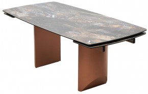 Стол ПУАНТО 200 TITANIUM LAWA NERO, керамика / МЕДЬ каркас М-City в Александровском - alexsandrovskoe.mebel24.online | фото 8