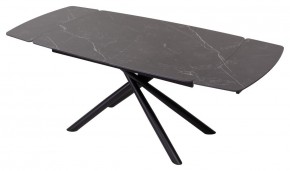 Стол RIVOLI 140 MATT BLACK MARBLE SOLID CERAMIC / BLACK, ®DISAUR в Александровском - alexsandrovskoe.mebel24.online | фото 3