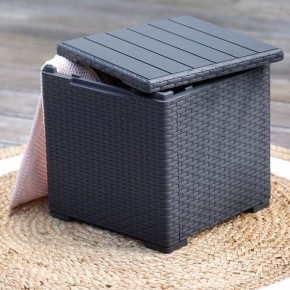 Стол с функцией хранения Виго (Vigo storage box) графит в Александровском - alexsandrovskoe.mebel24.online | фото 1