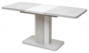 Стол STORK 120 Белый бетон/ Белый М-City в Александровском - alexsandrovskoe.mebel24.online | фото 1