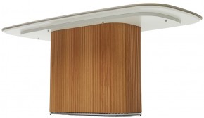 Стол TAMPA 180 цвет БЕЛЫЙ МРАМОР M326, керамика / Каркас OAK, ®DISAUR в Александровском - alexsandrovskoe.mebel24.online | фото 8