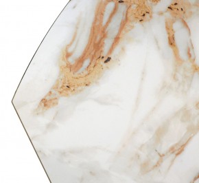 Стол TERAMO 135 GLOSS GRAND JADE SOLID CERAMIC, керамика, поворотн.механизм / Черный каркас, ®DISAUR в Александровском - alexsandrovskoe.mebel24.online | фото 13