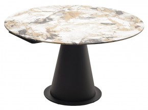 Стол TERAMO 135 GLOSS GRAND JADE SOLID CERAMIC, керамика, поворотн.механизм / Черный каркас, ®DISAUR в Александровском - alexsandrovskoe.mebel24.online | фото 15