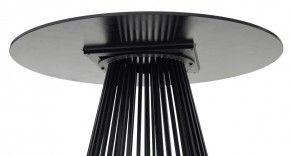 Стол TERNI 120 MATT BLACK MARBLE SOLID CERAMIC Черный мрамор матовый, керамика /Черн.каркас, ®DISAUR в Александровском - alexsandrovskoe.mebel24.online | фото 6