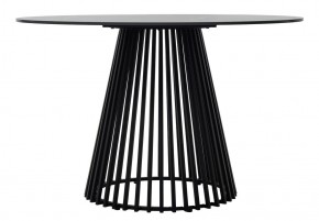 Стол TERNI 120 MATT BLACK MARBLE SOLID CERAMIC Черный мрамор матовый, керамика /Черн.каркас, ®DISAUR в Александровском - alexsandrovskoe.mebel24.online | фото 7