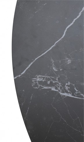 Стол TERNI 120 MATT BLACK MARBLE SOLID CERAMIC Черный мрамор матовый, керамика /Черн.каркас, ®DISAUR в Александровском - alexsandrovskoe.mebel24.online | фото 9