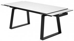 Стол VASTO 180 MARBLES KL-99 Белый мрамор матовый, итальянская керамика/ черный каркас, ®DISAUR в Александровском - alexsandrovskoe.mebel24.online | фото 6