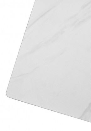 Стол VASTO 180 MARBLES KL-99 Белый мрамор матовый, итальянская керамика/ черный каркас, ®DISAUR в Александровском - alexsandrovskoe.mebel24.online | фото 7