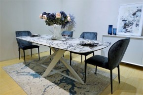 Стол VICENZA 220 BULGARI WHITE, керамика / белый, ®DISAUR в Александровском - alexsandrovskoe.mebel24.online | фото 12