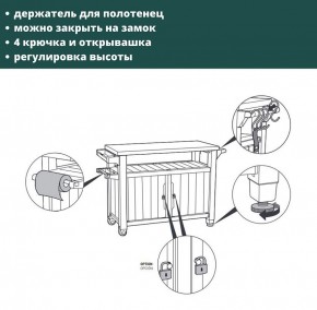 Столик для барбекю 207 Л (Unity XL 207L) в Александровском - alexsandrovskoe.mebel24.online | фото 9