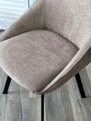 Стул CASA, 360 град. поворот. B5 Капучино, велюр / черный каркас,М-City в Александровском - alexsandrovskoe.mebel24.online | фото 3