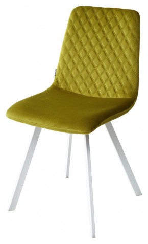 Стул DAIQUIRI BLUVEL-75 OLIVA / белый каркас, велюр М-City в Александровском - alexsandrovskoe.mebel24.online | фото 4