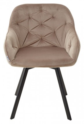 Стул GALE 360 град. поворот. BLUVEL-40 BEIGE, велюр/ черный каркас, М-City в Александровском - alexsandrovskoe.mebel24.online | фото 6