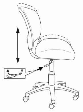 Стул компьютерный Бюрократ CH-296NX/15-21 в Александровском - alexsandrovskoe.mebel24.online | фото 5