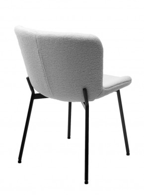 Стул RIYA UF992-01 Белый, teddy / черный каркас М-City в Александровском - alexsandrovskoe.mebel24.online | фото 2