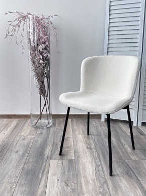 Стул RIYA UF992-01 Белый, teddy / черный каркас М-City в Александровском - alexsandrovskoe.mebel24.online | фото 3