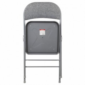 Стул складной BRABIX "Golf Plus CF-003 КОМФОРТ", серый каркас, серая ткань, 532890 в Александровском - alexsandrovskoe.mebel24.online | фото 3