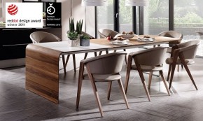 Стул SPIRIT1 / S1 SAGP38 / Nuss geolt UG / Leder LM stone в Александровском - alexsandrovskoe.mebel24.online | фото