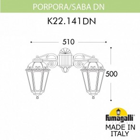 Светильник на штанге Fumagalli Saba K22.141.000.WYF1RDN в Александровском - alexsandrovskoe.mebel24.online | фото 2