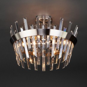 Светильник на штанге TK Lighting Steccato 10111/5 сатин-никель/прозрачный хрусталь Strotskis в Александровском - alexsandrovskoe.mebel24.online | фото 3