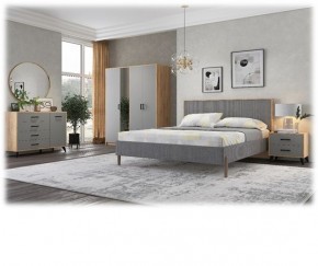 СВЕТЛАНА LOFT Спальный гарнитур (модульный) (дуб золотой/серый) в Александровском - alexsandrovskoe.mebel24.online | фото