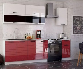 ТЕХНО-3 Кухонный гарнитур 2,0 м Компоновка №2 в Александровском - alexsandrovskoe.mebel24.online | фото 2