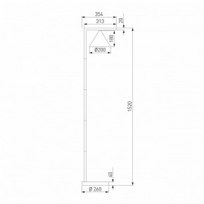 Торшер Elektrostandard Bevel a068473 в Александровском - alexsandrovskoe.mebel24.online | фото 2