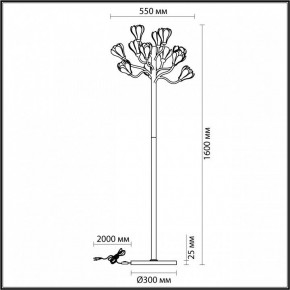 Торшер Odeon Light Gardi 5090/12F в Александровском - alexsandrovskoe.mebel24.online | фото 5