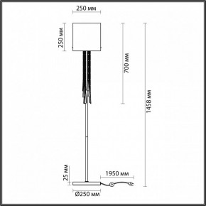 Торшер Odeon Light Nicole 4890/1F в Александровском - alexsandrovskoe.mebel24.online | фото 4