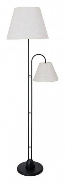 Торшер с подсветкой Arte Lamp Alea A5068PN-2BK в Александровском - alexsandrovskoe.mebel24.online | фото