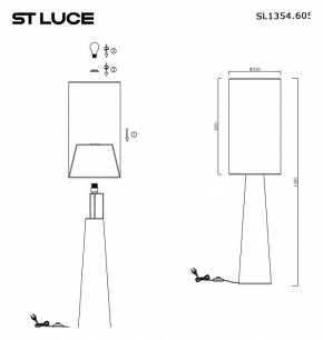 Торшер ST-Luce Jackie SL1354.605.01 в Александровском - alexsandrovskoe.mebel24.online | фото 5